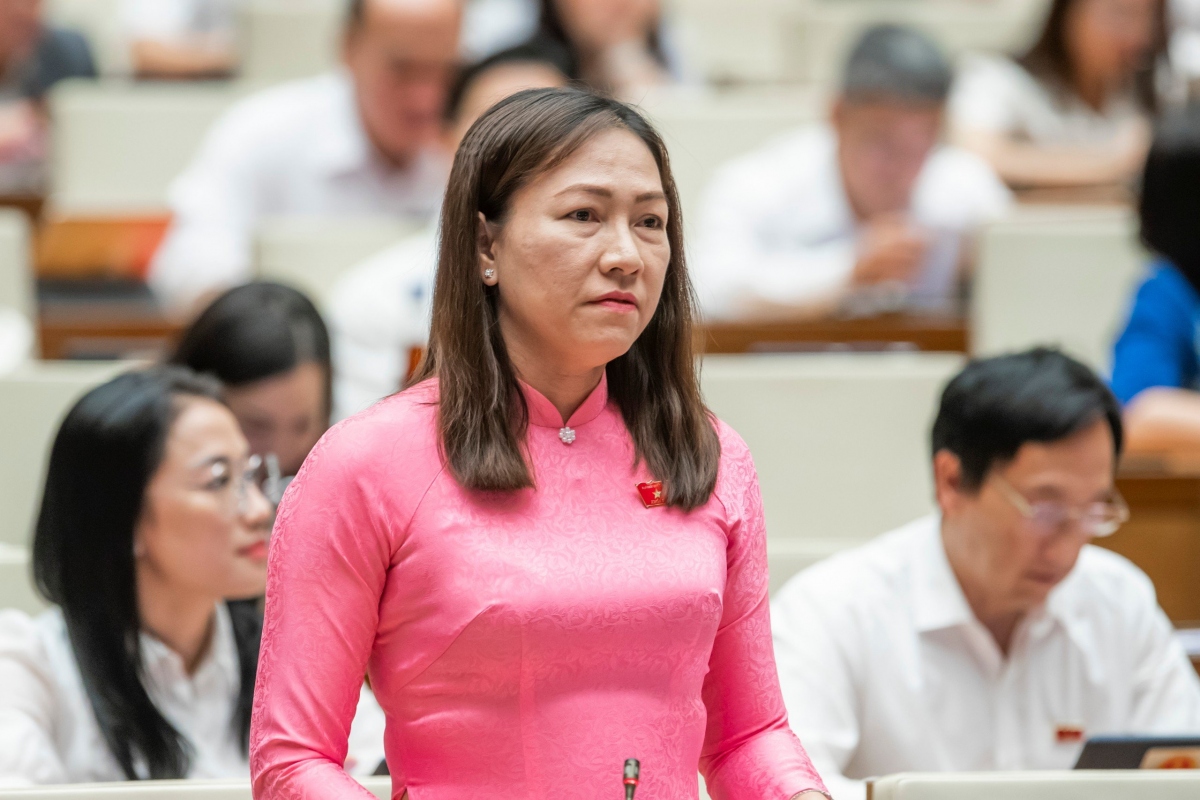 Đại biểu Nguyễn Thị Yến Nhi (đoàn Bến Tre).