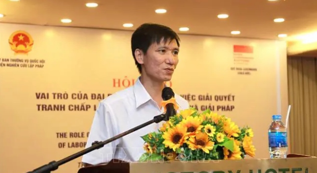 Ông Nguyễn Văn Bình, Vụ trưởng Vụ pháp chế - Bộ Lao động Thương binh và Xã hội. (Ảnh: TTXVN)
