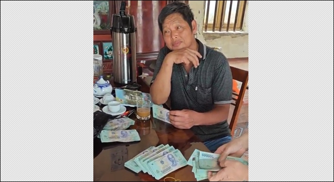 Phạm Văn Tiệp và tang vật