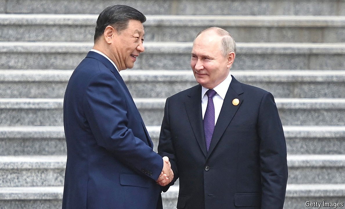 Hai ông Tập Cận Bình và Vladimir Putin trong một lần gặp gỡ.