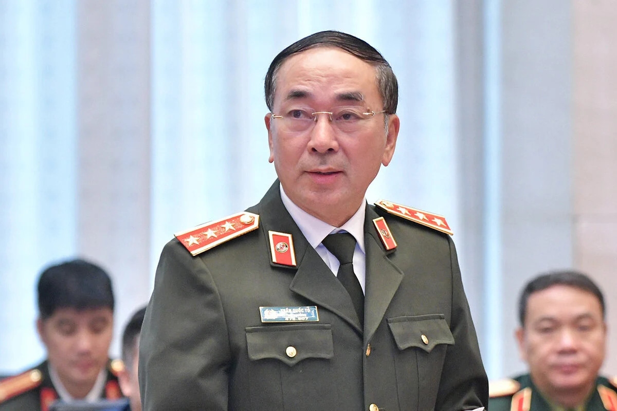 Thượng tướng Trần Quốc Tỏ được giao điều hành Bộ Công an. (Ảnh: quochoi.vn)