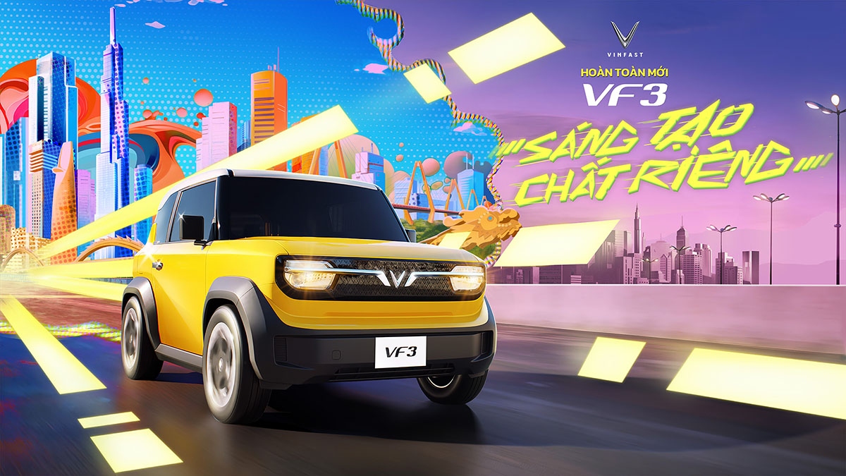 VinFast VF3 công bố giá đặt cọc sớm "gây sốc" chỉ từ 235 triệu đồng