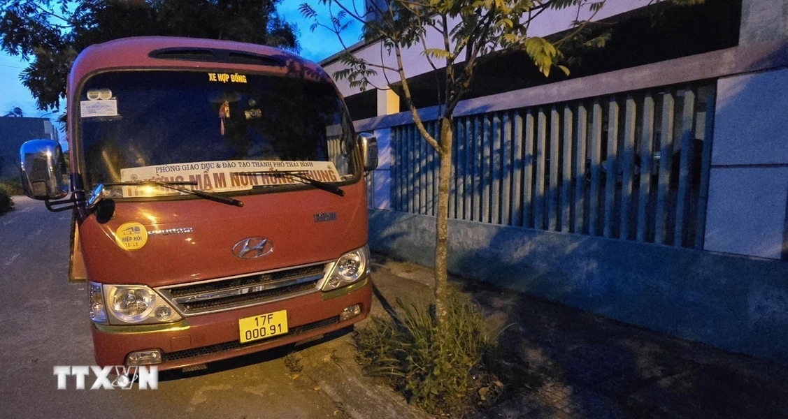 Chiếc xe cháu bé bị bỏ quên dẫn đến tử vong. (Ảnh: TTXVN)