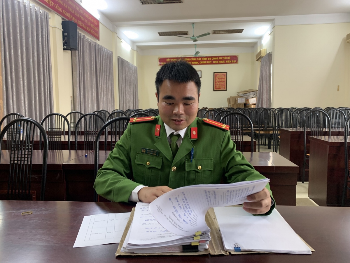 Trung úy Ngô Tiến Đức, cán bộ Đội Cảnh sát hình sự đặc nhiệm (Đội 4)