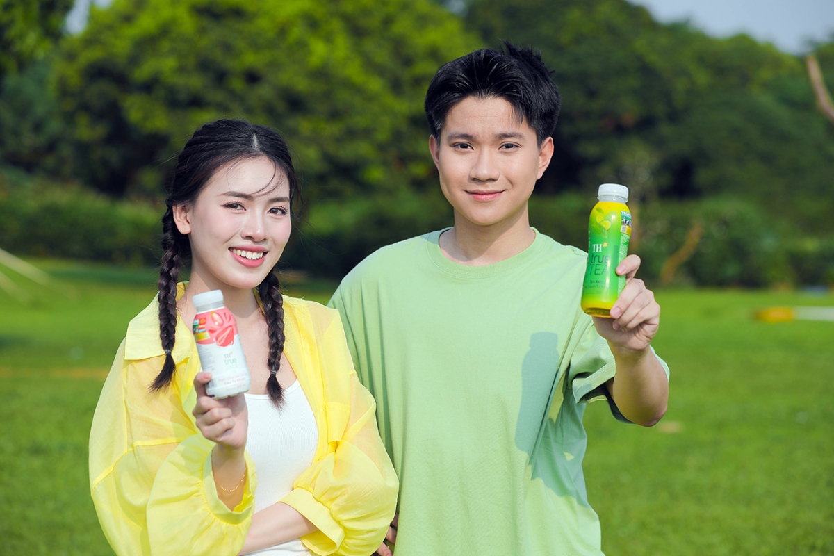 Chương trình áp dụng với 2 dòng sản phẩm nước uống sữa trái cây TH true JUICE milk và trà tự nhiên TH true TEA