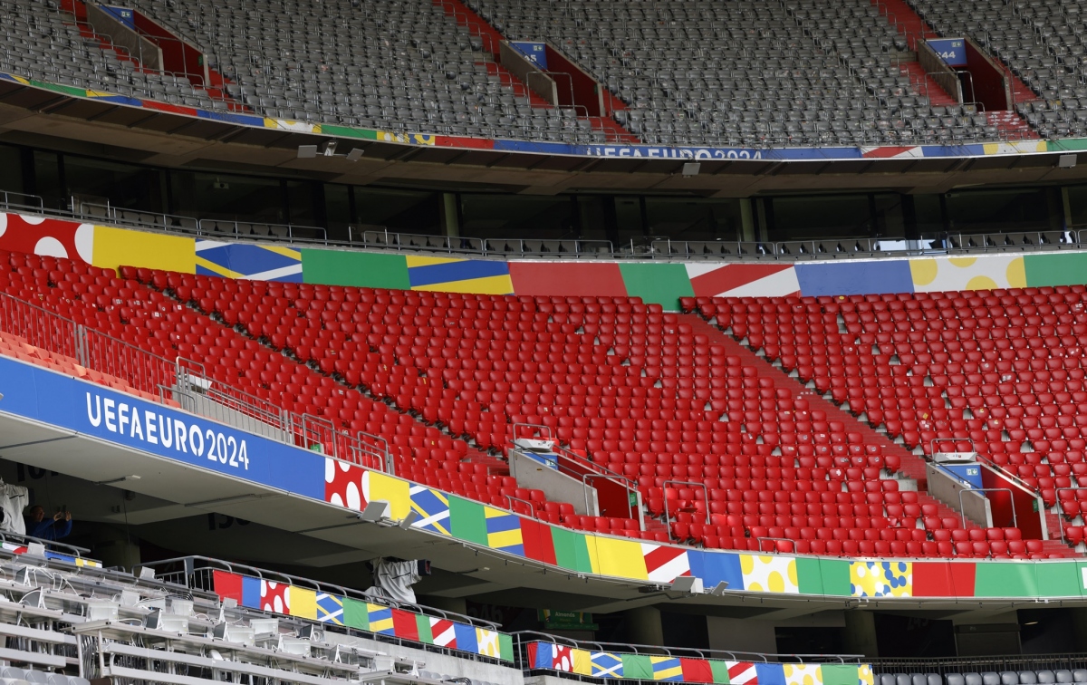Một sân vận động sẽ đăng cai trận đấu trong khuôn khổ EURO 2024 ở Munich, Đức. Nguồn: Reuters