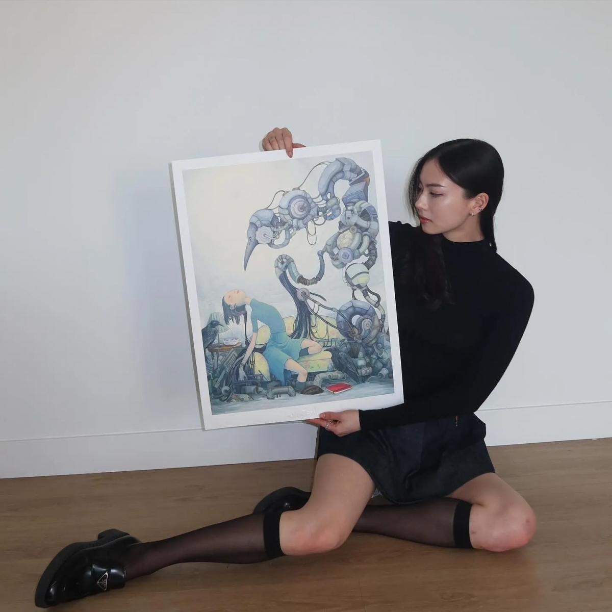 Lauren Tsai cùng tác phẩm của cô