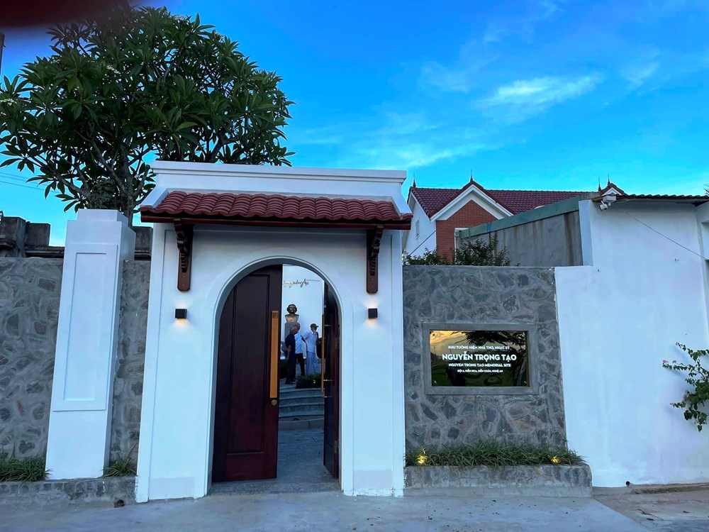Quang cảnh Khu tưởng niệm nhà thơ, nhạc sĩ Nguyễn Trọng Tạo.