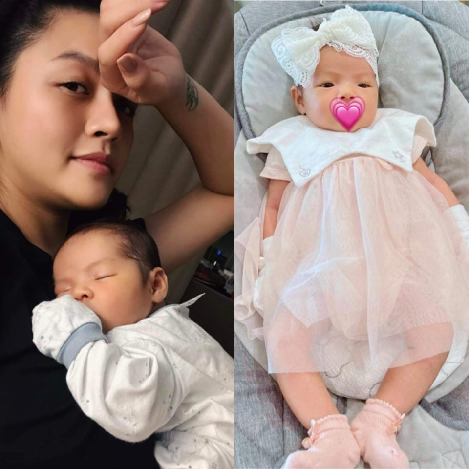 Thu Quỳnh công khai hình ảnh con gái tròn một tháng tuổi. "Hôm nay tự tay sắp lễ cúng Mụ cho công chúa nhỏ Thị Tằm. Mẹ vui lắm. Mẹ thành tâm mong Mụ đỡ, Mụ nâng, Mụ chở che cho em bé bỏng mau ăn, chóng lớn, ngủ kĩ, không quấy khóc! Đầy tháng hoan hỉ! Cả nhà mình yêu con!", nữ diễn viên chia sẻ.