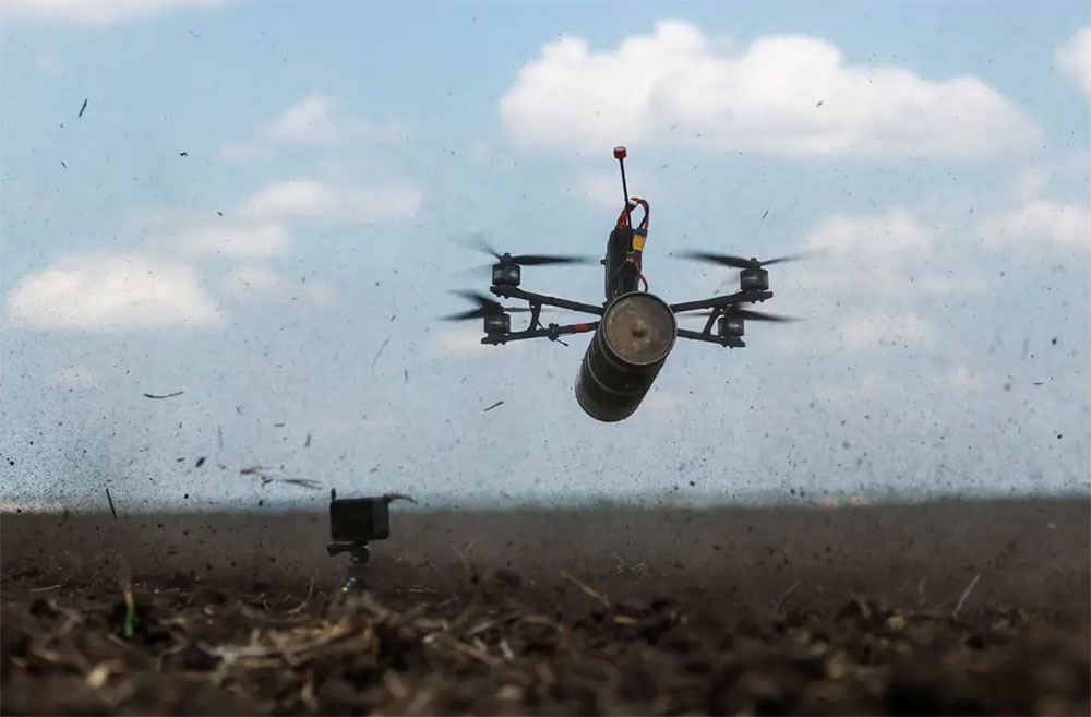 Một máy bay không người lái góc nhìn thứ nhất (FPV) của Ukraine. Ảnh: Reuters