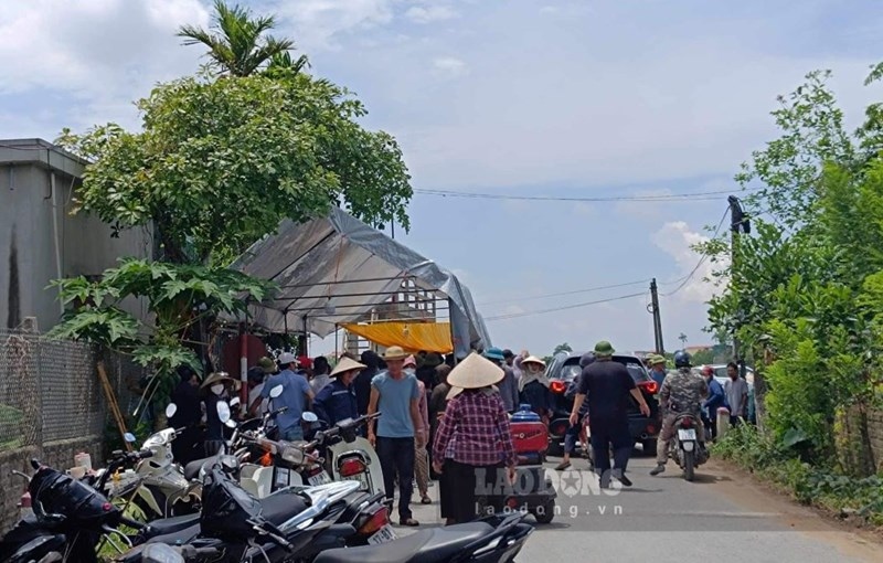 Hiện trường nơi xảy ra vụ việc