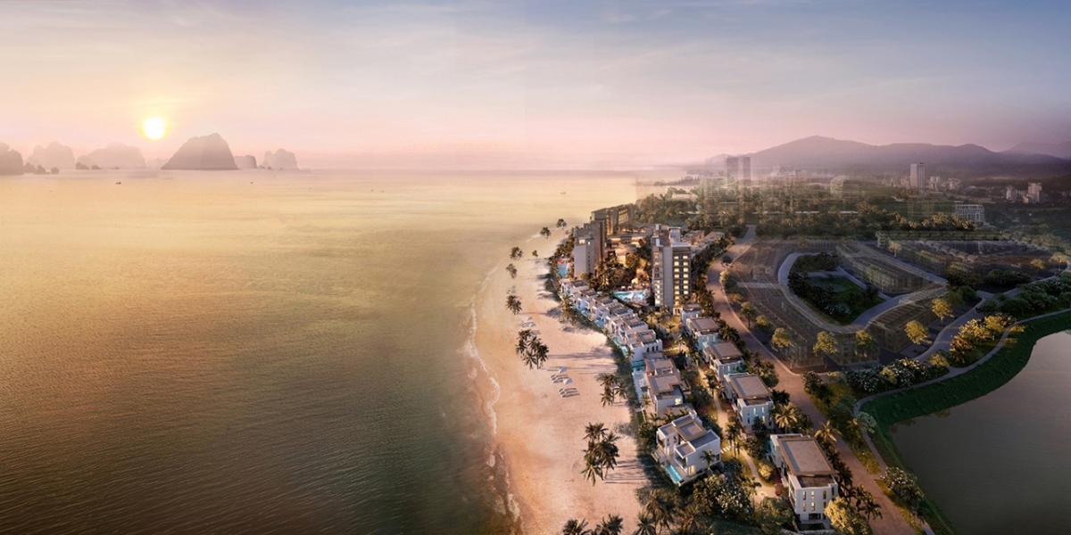 Sở hữu vị trí sát biển, InterContinental Residences Halong Bay ôm trọn tầm nhìn ra Vịnh Di sản - Ảnh: BIM Land