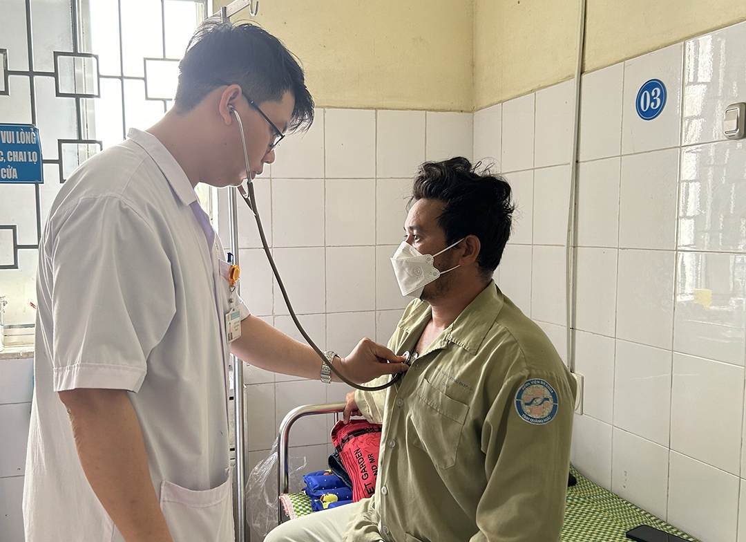 Bệnh nhân L.Q.K. đã qua cơn nguy kịch và xuất viện về nhà