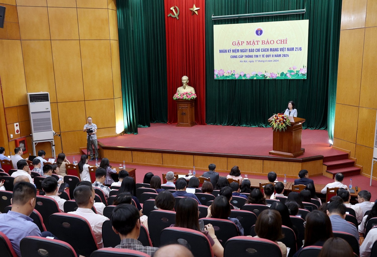 Bộ Y tế cung cấp thông tin (Ảnh do Bộ Y tế cung cấp)