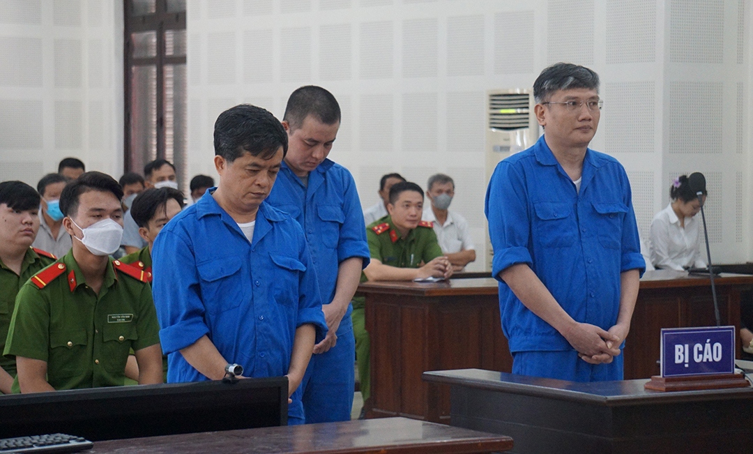 Các bị cáo tại Tòa