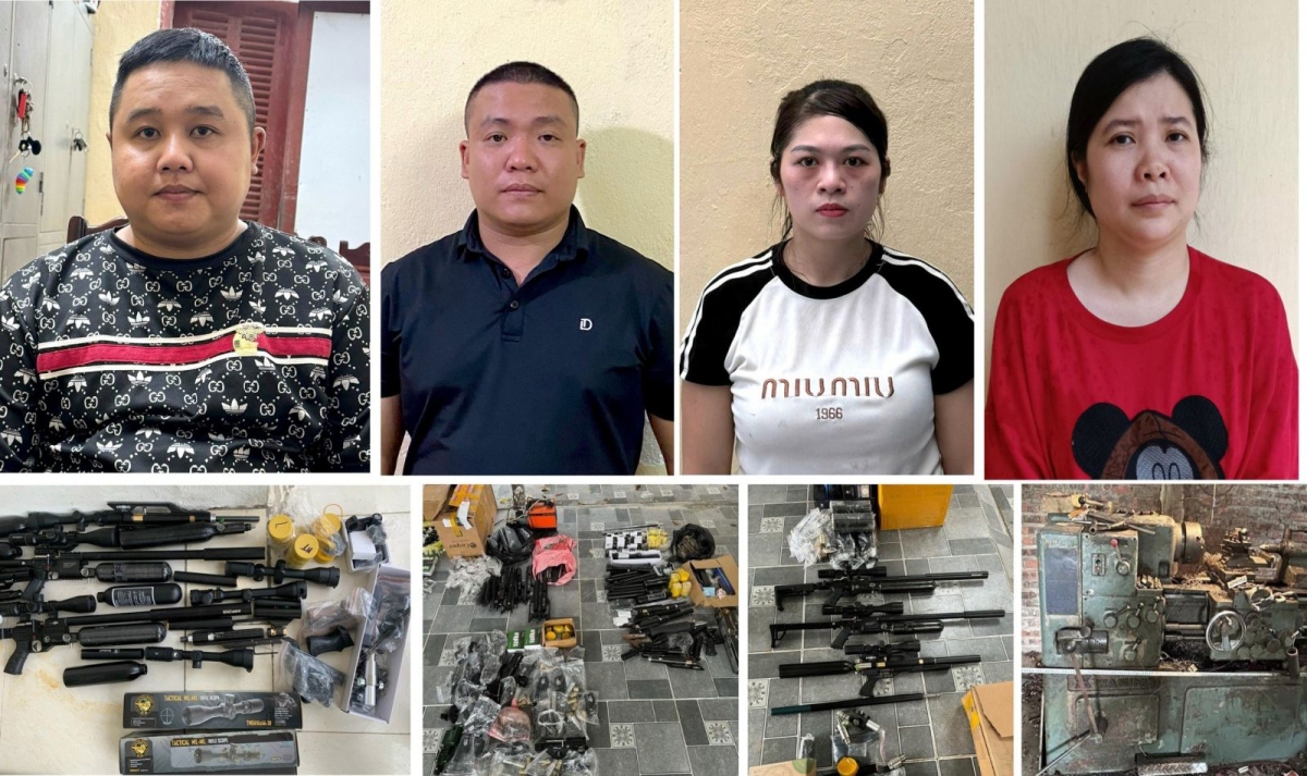 Các đối tượng và tang vật vụ án