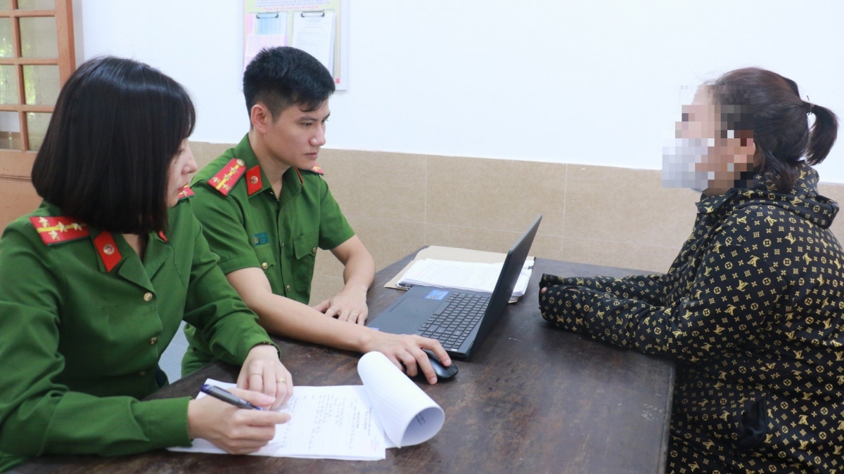 Cơ quan công an làm việc với Trần Thị Phượng