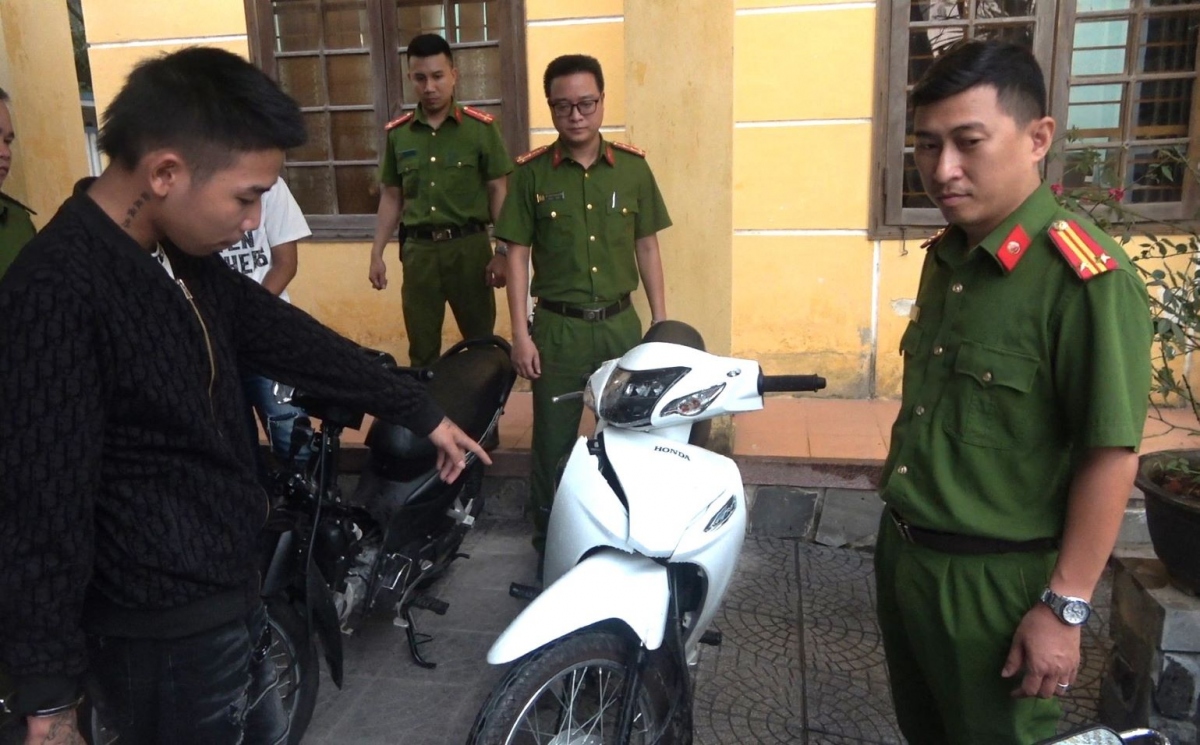 Đối tượng và tang vật vụ trộm