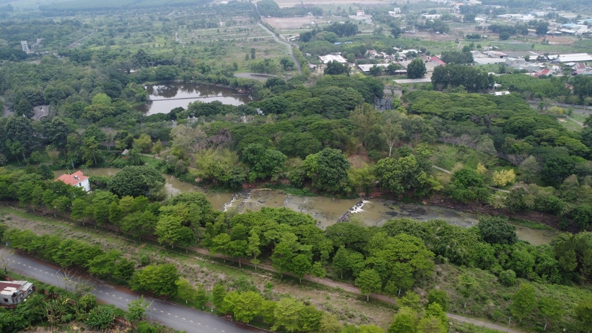 Một góc Dự án khu dân cư mật độ thấp và du lịch sinh thác Giang Điền (Ảnh: CTV)