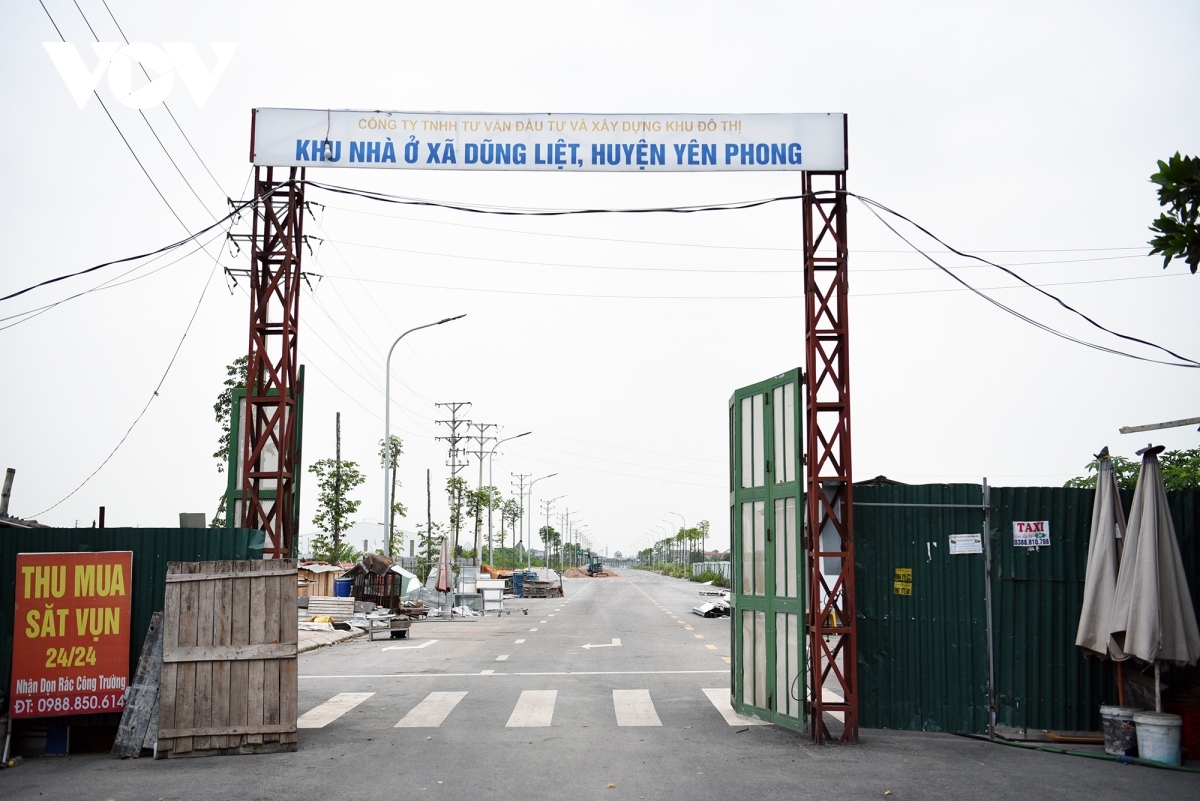 Dự án nhà ở Dũng Liệt, huyện Yên Phong, Bắc Ninh