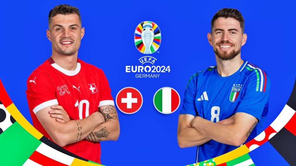 Xem trực tiếp Thụy Sĩ vs Italia vòng 1/8 EURO 2024 ở đâu?