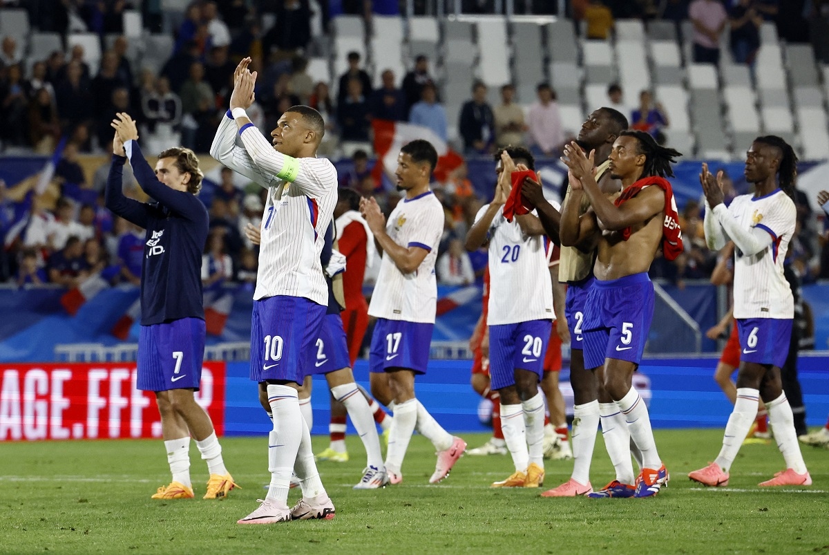 ĐT Pháp đá trận ra quân EURO 2024 hôm nay. (Ảnh: Reuters). 