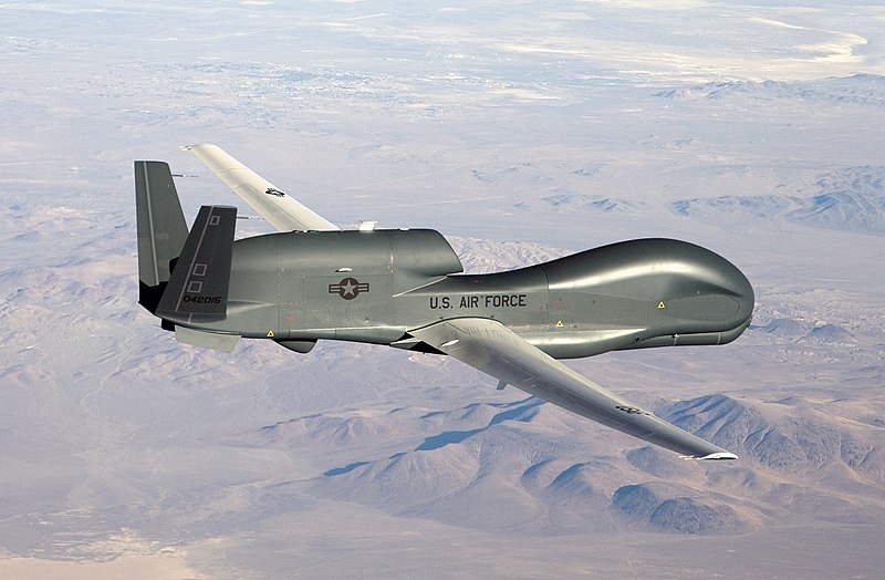 Máy bay không người lái Global Hawk của Mỹ. Ảnh: Wikipedia