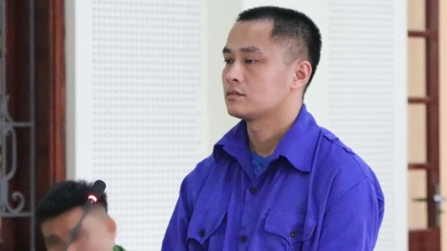 Bị cáo Trần Khắc Quỳnh tại phiên tòa