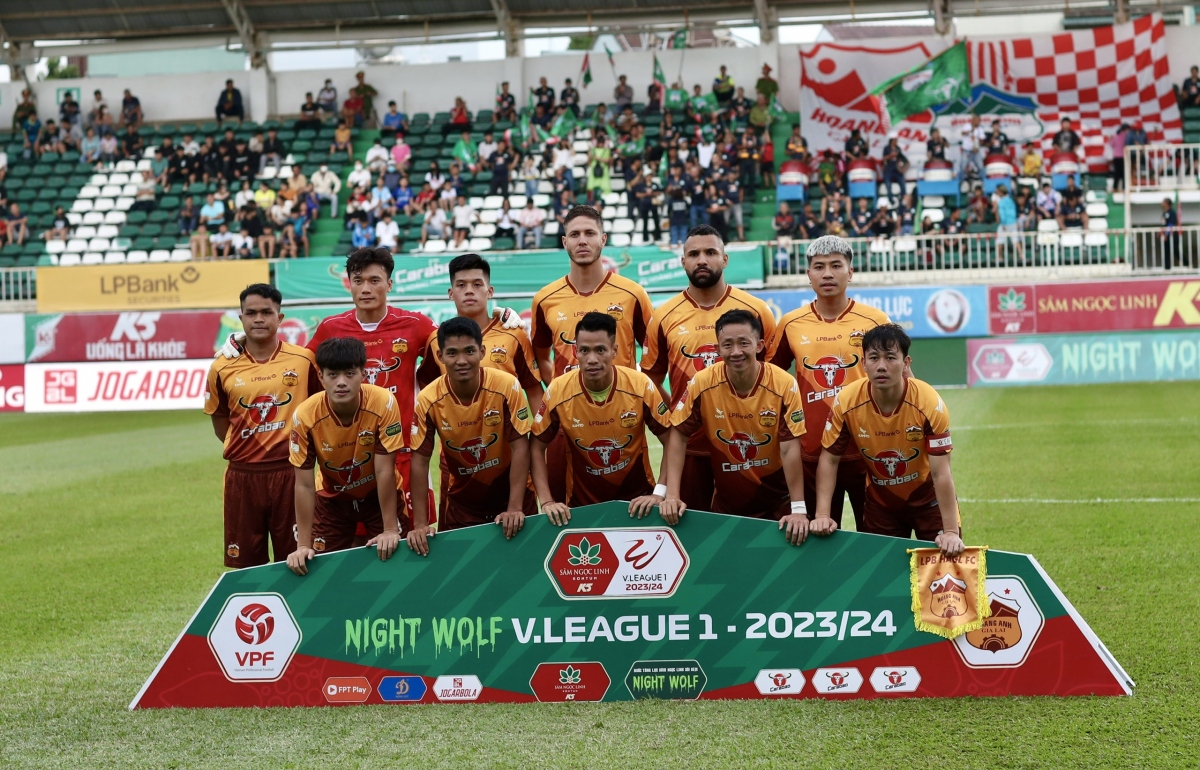 HAGL vẫn đang hòa Hải Phòng FC 1-1 tính đến phút 78. (Ảnh: VPF). 