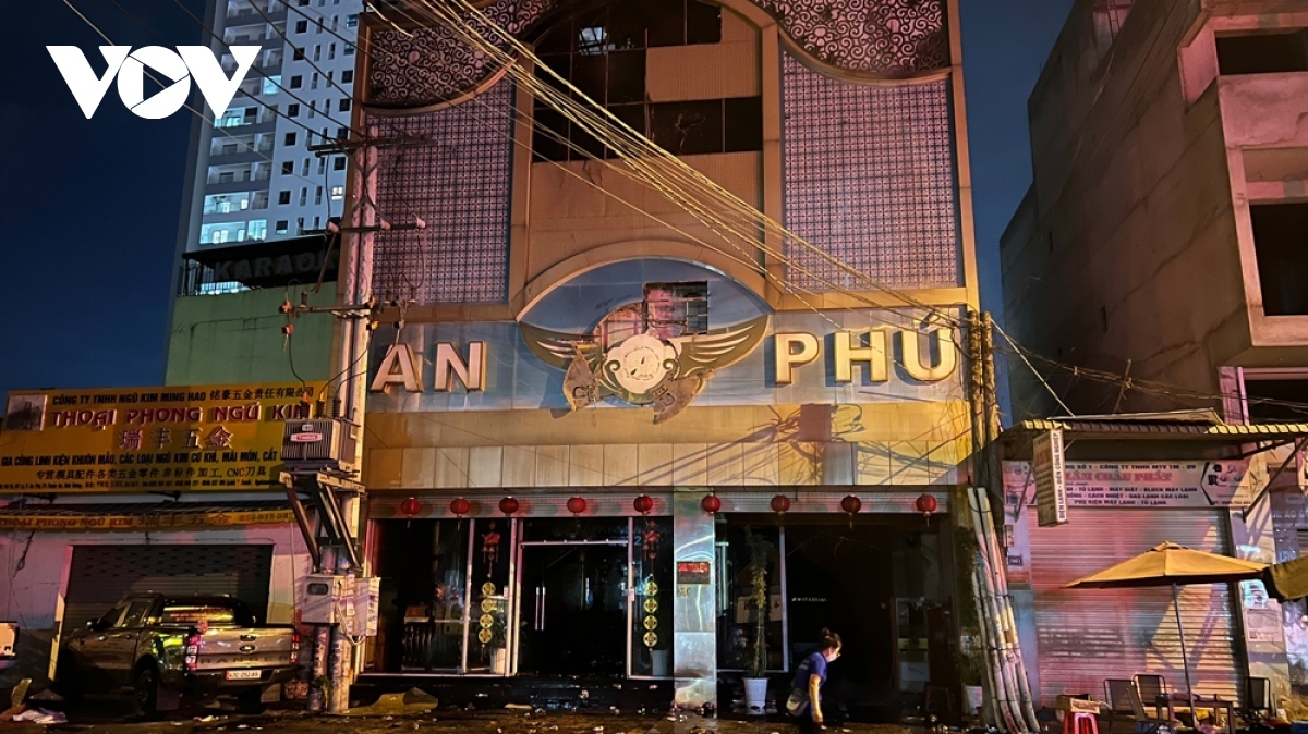 Hiện trường vụ cháy quán karaoke An Phú khiến 32 người tử vong xảy ra hồi tháng 9/2022