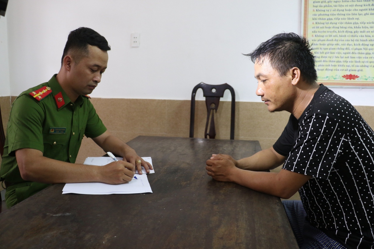 Cơ quan Công an làm việc với Võ Văn Kiên.