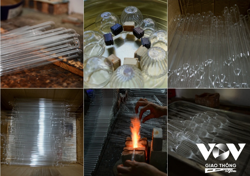 Tiếp xúc với ngọn lửa nóng lên đến hàng nghìn độ C trong những ngày hè là một việc không hề dễ dàng. Trán những người thợ thổi thủy tinh lúc nào cũng ướt đẫm mồ hồi, má rát đỏ ửng, nhưng nhìn những sản phẩm được làm ra có độ hoàn thiện cao, chi tiết, có ý nghĩa trong cuộc sống hàng ngày càng làm cho những người thợ thêm yêu nghề, cố gắng phát huy và giữ gìn nghề cho thế hệ sau.