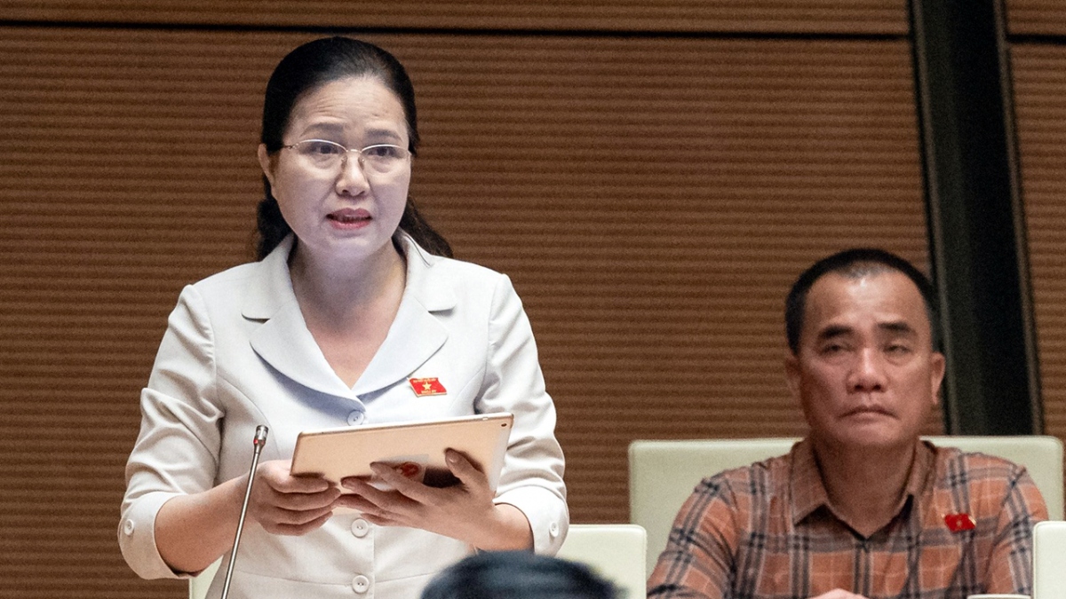 Đại biểu Đỗ Thị Lan (đoàn Quảng Ninh)