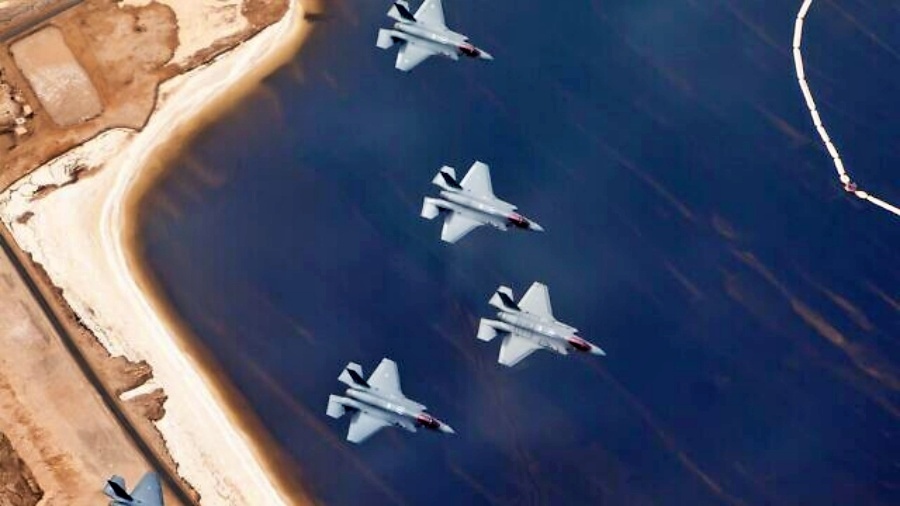 Máy bay chiến đấu F-35 của Israel trong một cuộc tập trận năm 2021. Ảnh: Quân đội Israel
