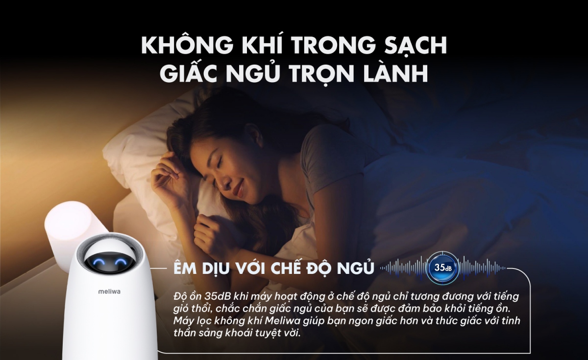 Máy lọc không khí Meliwa "lá phổi" cho ngôi nhà của bạn.