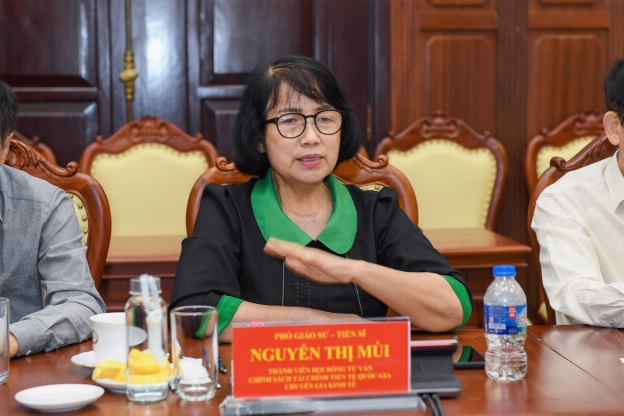 PGS, TS. Nguyễn Thị Mùi, thành viên Hội đồng Tư vấn chính sách tài chính - tiền tệ quốc gia