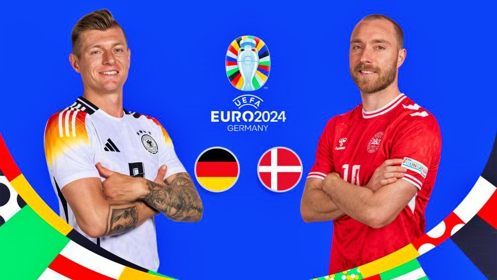 Trận đấu giữa Đức vs Đan Mạch ở vòng 1/8 EURO 2024 diễn ra vào lúc 2h ngày 30/6 (theo giờ Việt Nam).