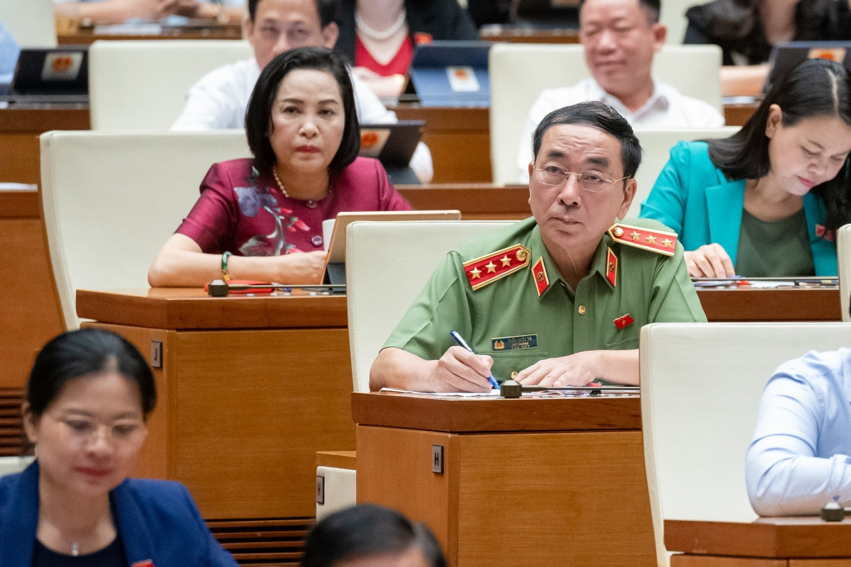 Thượng tướng Trần Quốc Tỏ, Thứ trưởng phụ trách Bộ Công an dự phiên chất vấn