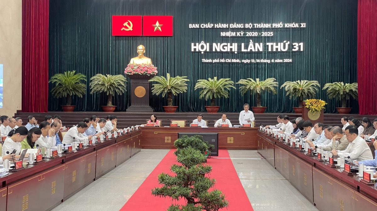 Quang cảnh hội nghị sáng 14/6. (Ảnh: Hà An)