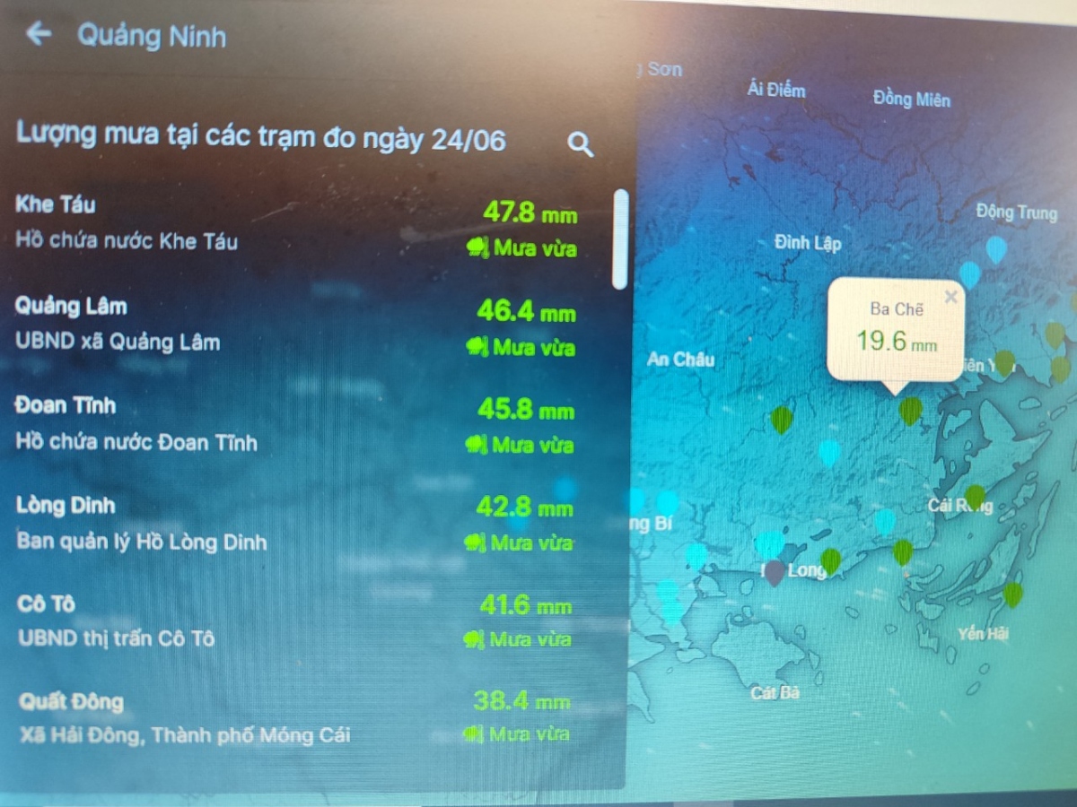 Hệ thống đo mưa tự động sẽ truyền tín hiệu về phần mềm quản lý, cập nhật liên tục lượng mưa để người dân và chính quyền địa phương chủ động trong công tác ứng phó với mưa, lũ