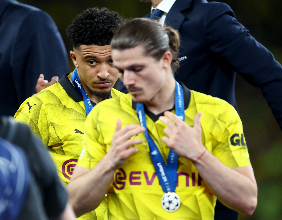 11 năm sau khi thua Bayern Munich, Dortmund lại ngậm ngùi về nhì ở Cúp C1 châu Âu trên sân Wembley. (Ảnh: Reuters)