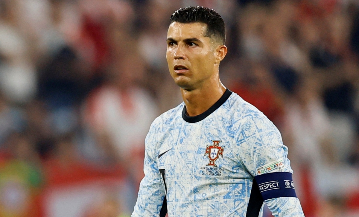 Ronaldo sút nhiều nhất ở vòng bảng EURO 2024 (Ảnh: Reuters).