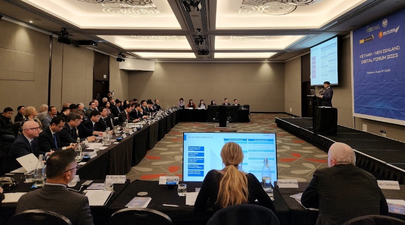 Diễn đàn Kinh tế số Việt Nam-New Zealand tại New Zealand vào tháng 8/2023.