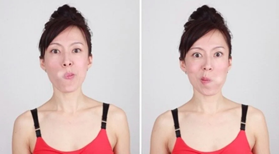 Các bài tập cơ mặt có thể giúp chúng ta cải thiện vẻ ngoài khuôn mặt. (Ảnh: Pinterest)