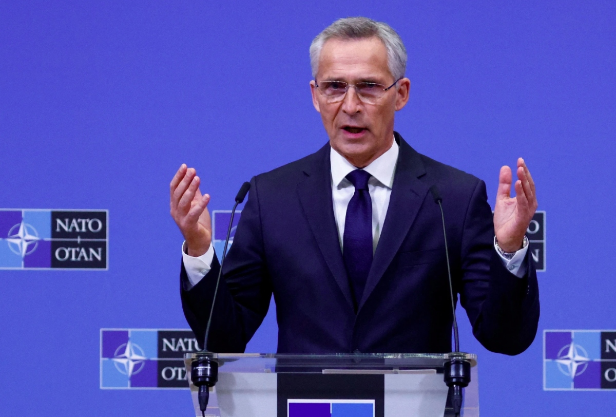 Tổng thư ký NATO Jens Stoltenberg. Ảnh: Reuters
