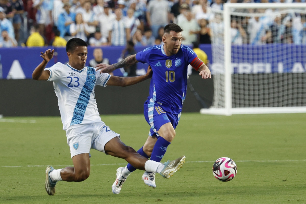 Messi ghi cú đúp trước thềm Copa America. (Ảnh: Reuters). 