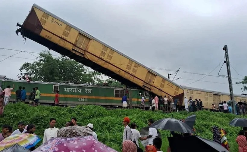 Hiện trường vụ tai nạn. (Nguồn: NDTV)
