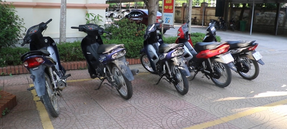 Tang vật Cơ quan Công an thu giữ