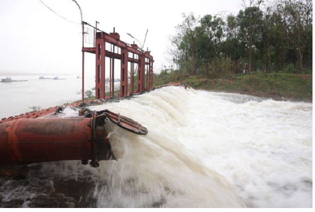 Trạm bơm Phù Sa – thị xã Sơn Tây (Ảnh: KT)