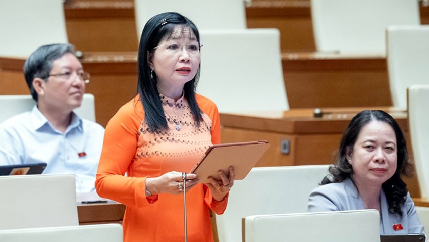 Đại biểu Trần Thị Thanh Hương (đoàn An Giang)